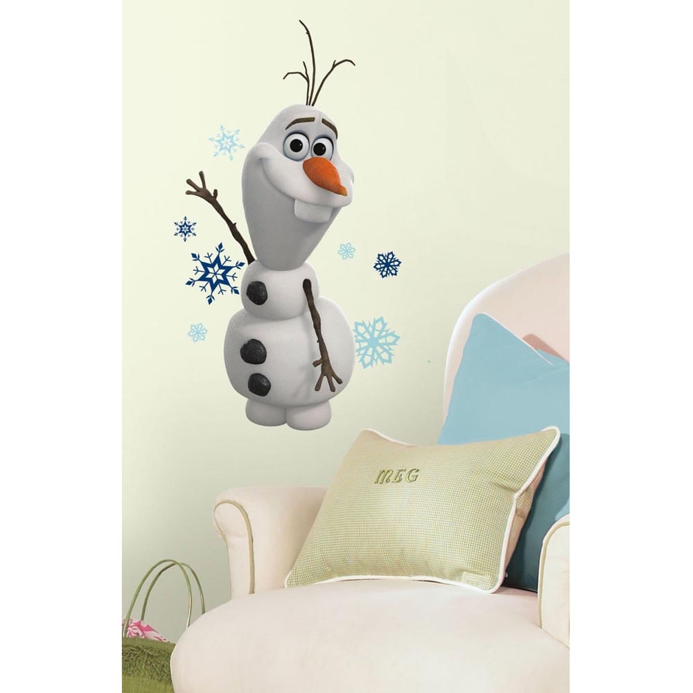 Adesivo removível infantil Frozen Disney Olaf Gigante u2013 Roommates CasaTema Aparador Walmart ~ Adesivo removível infantil Frozen Disney Olaf Gigante u2013 Roommates CasaTema