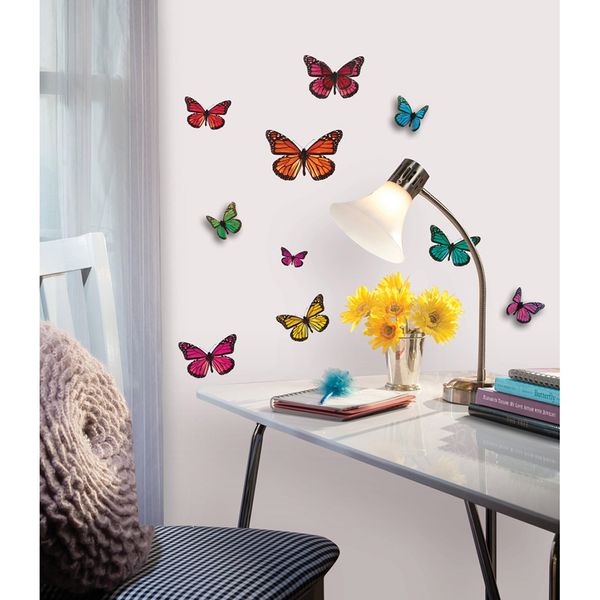 Adesivo removível infantil Borboleta Pintada u2013 Roommates CasaTema Adesivo De Parede Jogos ~ Adesivo removível infantil Borboleta Pintada u2013 Roommates CasaTema
