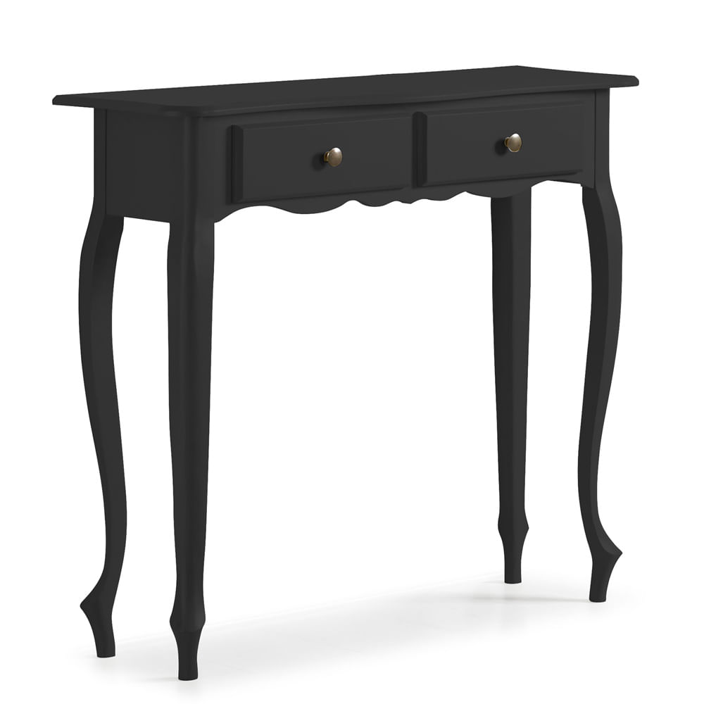 Aparador Luis XV Retr u00f4 2 Gavetas em MDF Madeira Maciça Laca Fosco Preto CasaTema Adesivo Para Envelopamento De Fogão ~ Aparador Luis XV Retr u00f4 2 Gavetas em MDF Madeira Maciça Laca Fosco Preto CasaTema
