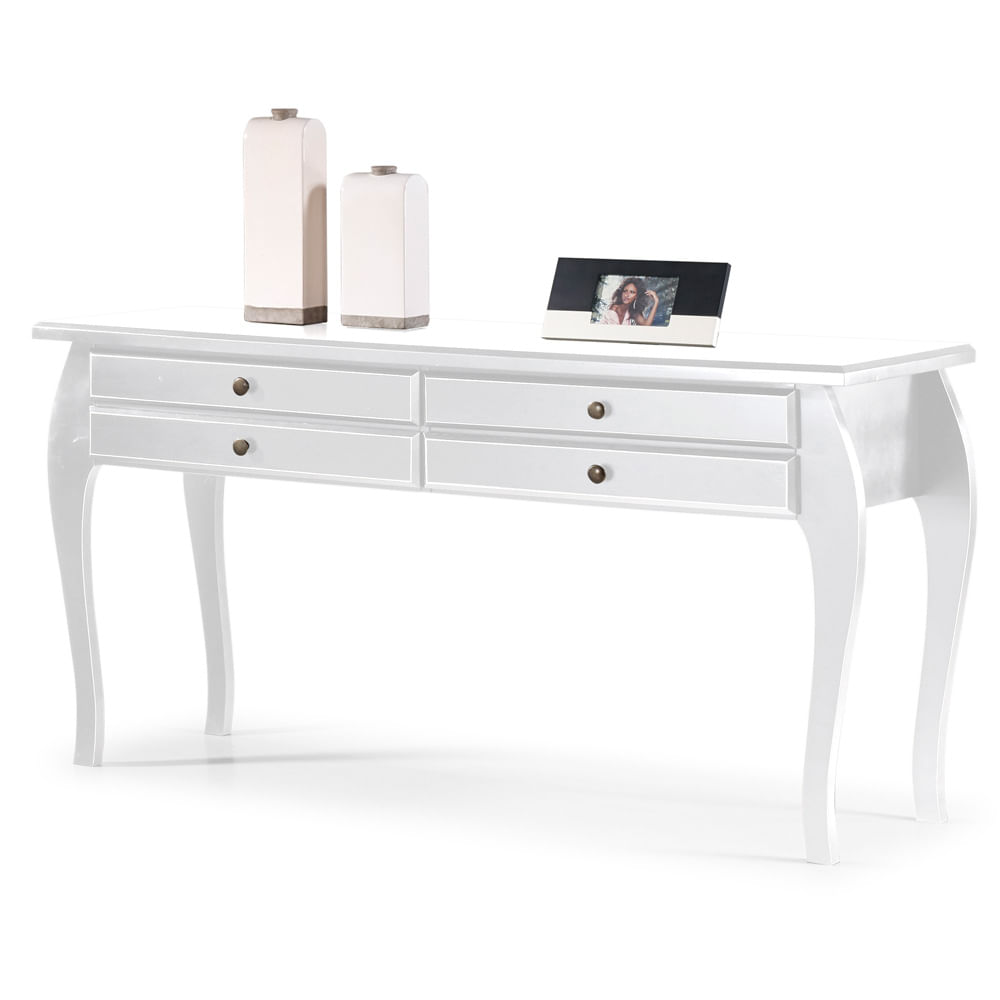 Aparador Retr u00f4 4 Gavetas Grécia em MDF Madeira Maciça Laca Fosco Branco CasaTema Armario Bartira Manuela ~ Aparador Retr u00f4 4 Gavetas Grécia em MDF Madeira Maciça Laca Fosco Branco CasaTema