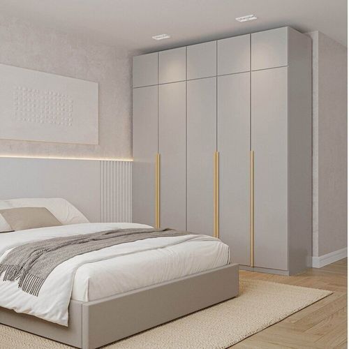 Guarda-roupa Modulado 6 Peças 10 Portas Jade CabeCasa MadeiraOriginals Cinza Urbano