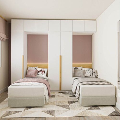 Guarda-roupa Modulado 6 Peças 10 Portas Jade CabeCasa MadeiraOriginals Branco Fosco