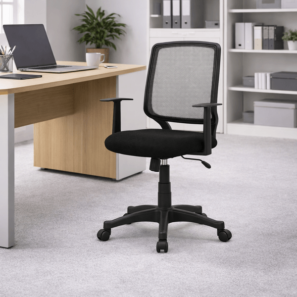 Cadeira de Escritório Diretor Giratória Office Ávila Preto