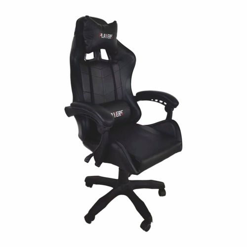 Cadeira Gamer para Escritório com Apoio para Braços Racer Plus Preto Preto