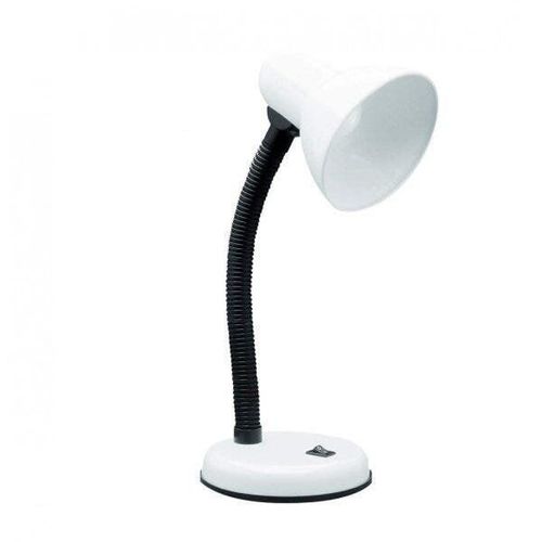 Luminária Abajur de Mesa para 1 Lâmpada Versaty Bronzearte Branca