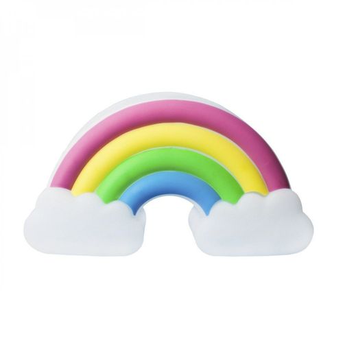 Luminária Abajur De Mesa Decorativa Arco-íris Usare Colorido
