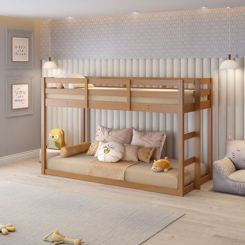 Beliche Infantil Montessoriana Extensível Family Casatema Bege/Amendoa Amendoa