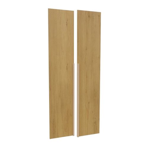 Kit 2 Portas para Guarda-roupa Modular 80cm Jade Cabecasa Madeiraoriginals Avelã