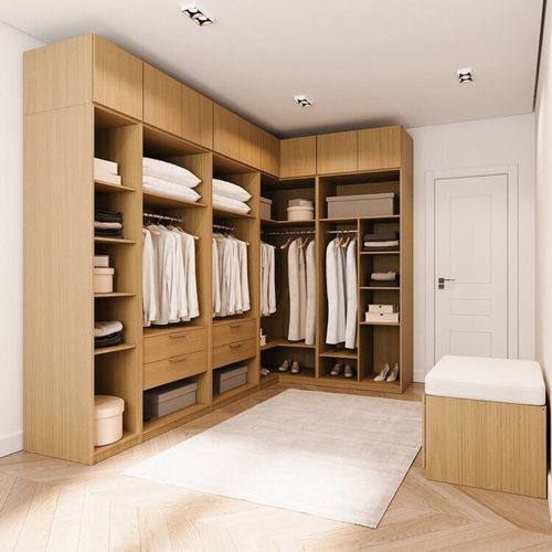 Guarda-roupa Modulado de Canto 10 Peças 9 Portas Jade CabeCasa MadeiraOriginals Avelã