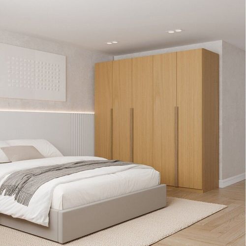 Guarda-roupa Modulado 3 Peças 5 Portas Jade CabeCasa MadeiraOriginals Avelã