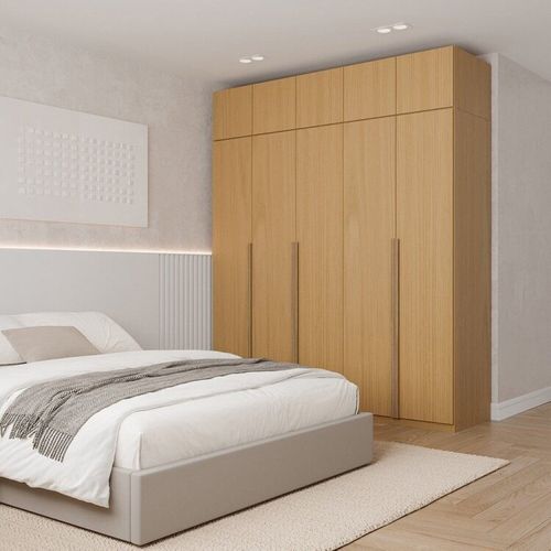 Guarda-roupa Modulado 6 Peças 10 Portas Jade CabeCasa MadeiraOriginals Avelã
