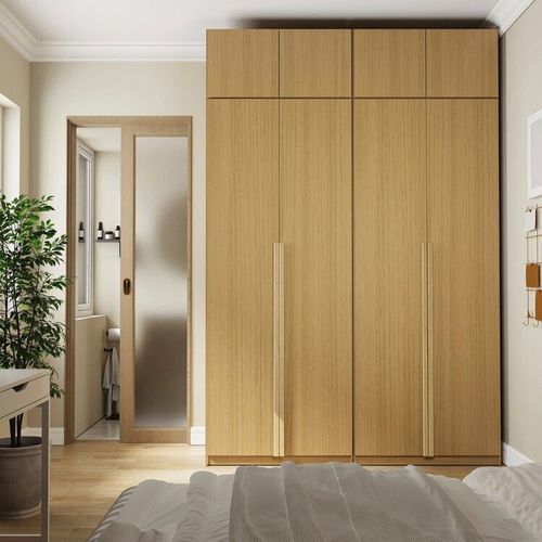 Guarda-roupa Modulado 4 Peças 8 Portas Jade CabeCasa MadeiraOriginals Avelã