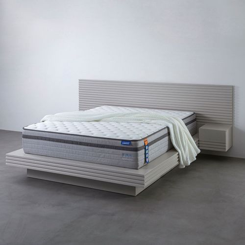 Colchão Casal Molas Ensacadas Firm 31x138x188cm CabeCasa MadeiraOriginals Cinza/Branco