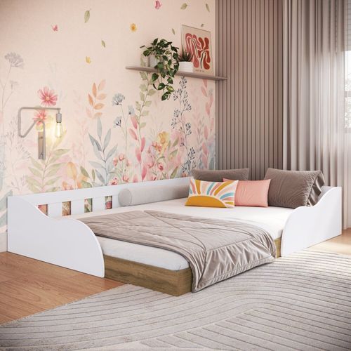 Cama Montessoriana Casal 140 Memphis Branco