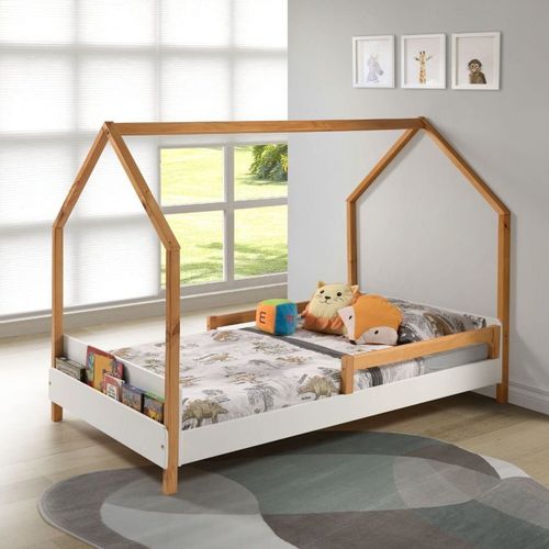Cama Montessori Moana Branco/Amêndoa