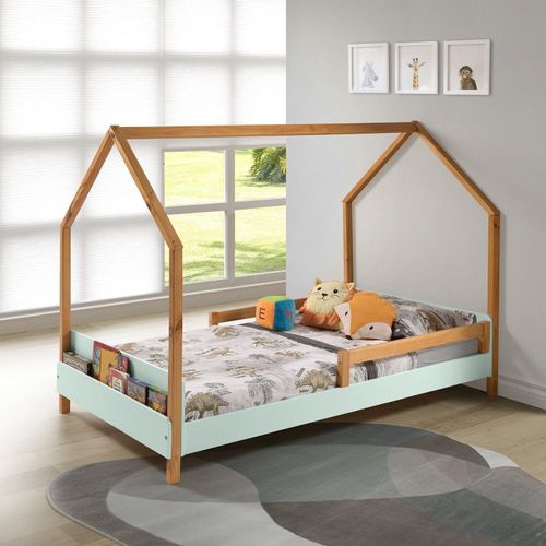 Cama Montessori Moana Verde/Amêndoa