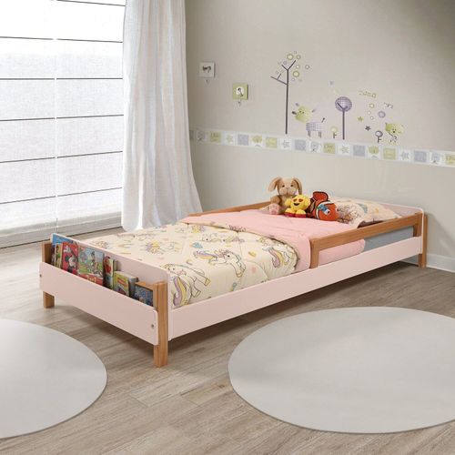 Cama Montessori Maui Rosa/Amêndoa