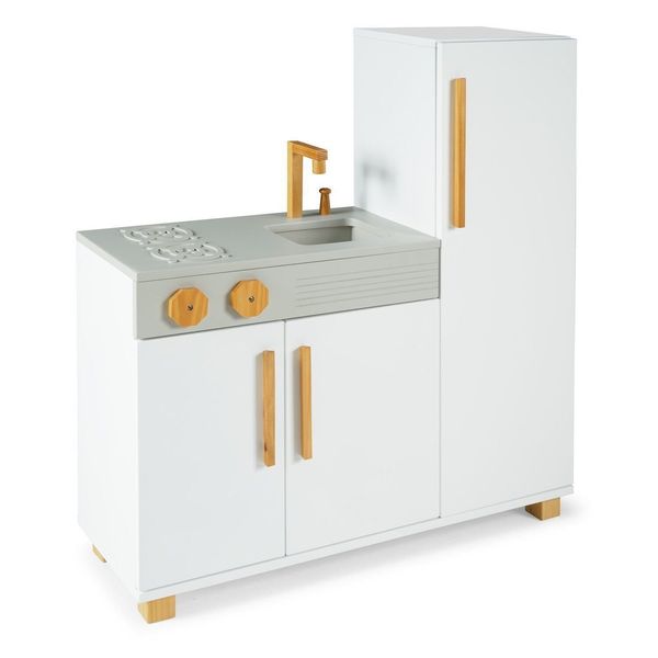 Mini Cozinha 93cm X 84cm X 28cm Garfield Cinza/Branco