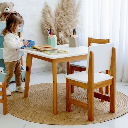 Cadeira Infantil 58cm X 29cm X 30cm Pooh Cinza BB/Amêndoa