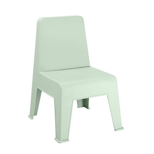 Cadeira Infantil em Polipropileno Origami Verde/Menta Verde Menta