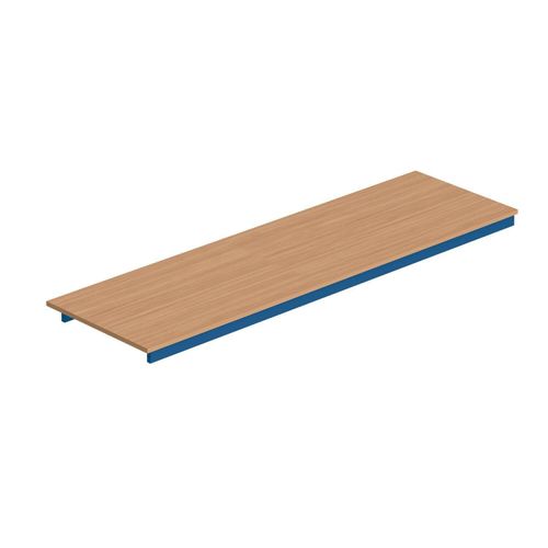 Tampo em MDF BP para Escrivaninha Teko Casatema Azul / Álamo