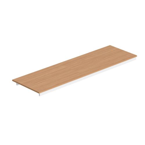 Tampo em MDF BP para Escrivaninha Teko Casatema Branco Fosco / Álamo