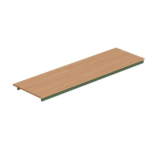 Tampo em MDF BP para Escrivaninha Teko Casatema Verde / Álamo