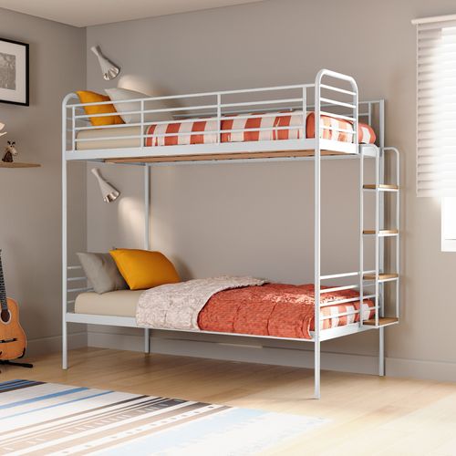 Beliche em Ferro Aço Carbono Tubular Teko Casatema Branco Fosco / Álamo