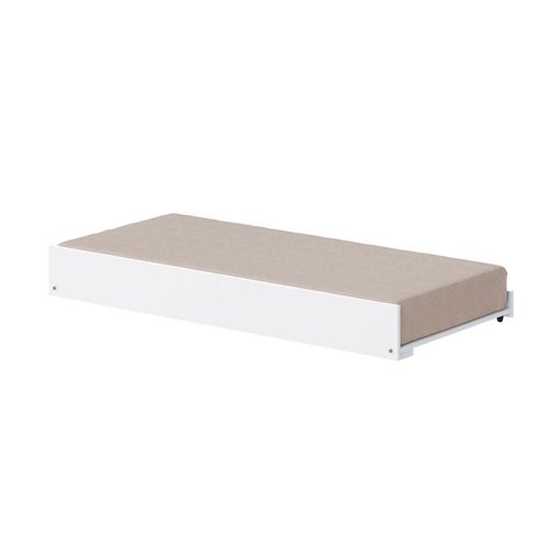 Cama Auxiliar Infantil em Madeira Maciça Prime Casatema Branco Branco