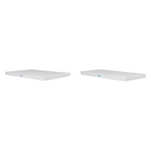 Conjunto com 2 Colchões D33/D23, 1 Casal e 1 Solteiro Auxiliar Nuvem Casatema Branco