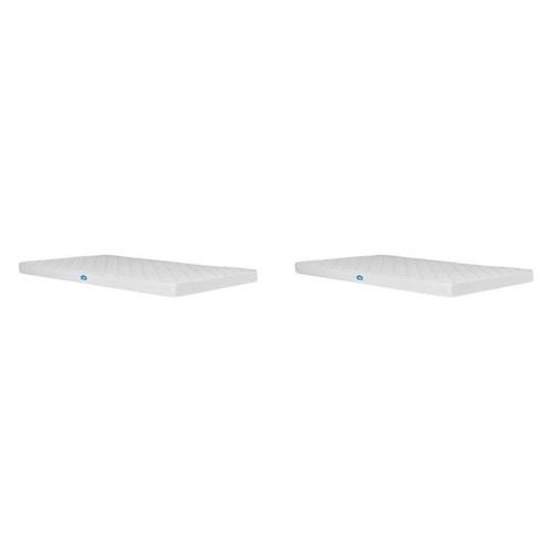 Conjunto com 2 Colchões Solteiro D23 188x88x15 Nuvem Casatema Branco