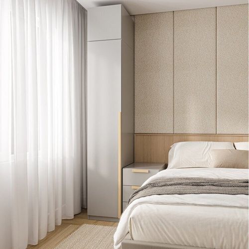 Guarda-roupa Modulado 2 Peças 2 Portas Jade CabeCasa MadeiraOriginals Cinza Urbano