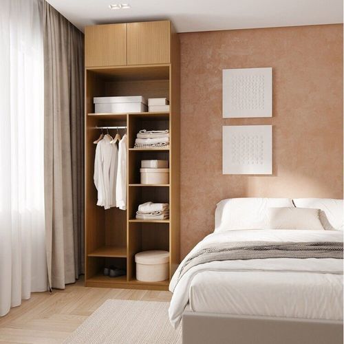 Guarda-roupa Modulado 2 Peças 2 Portas Jade CabeCasa MadeiraOriginals Avelã