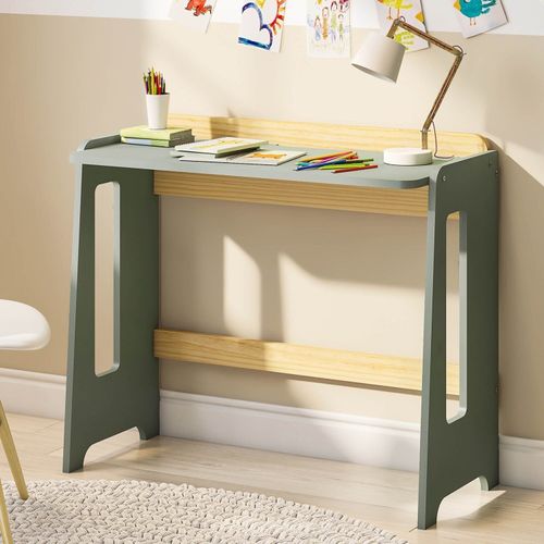 Escrivaninha Petit Casatema 94cm Verde E Mel Verde/Mel