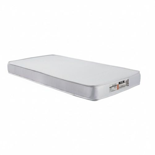 Colchão Infantil Juvenil D18 Liso 70cm x 12cm Branco Branco