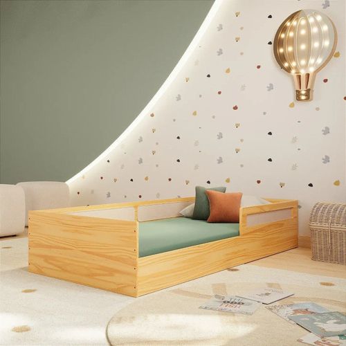 Cama Montessoriana com Grades Divertidamente Nature