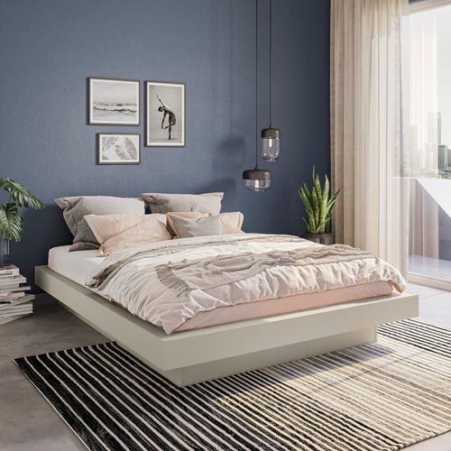 Cama Casal/Queen Tarumã CabeCasa MadeiraOriginals Off White