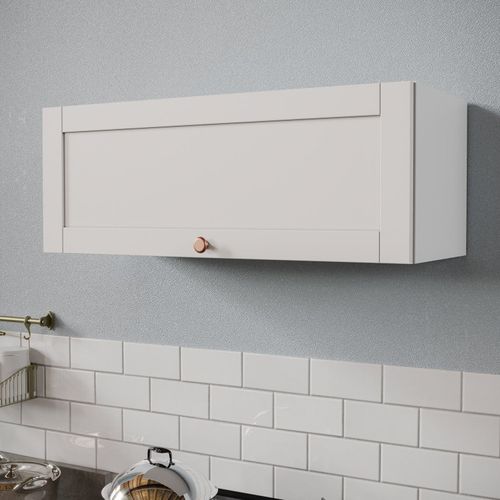 Armário Aéreo Porta Basculante 90cm Arizona CabeCasa MadeiraOriginals Branco