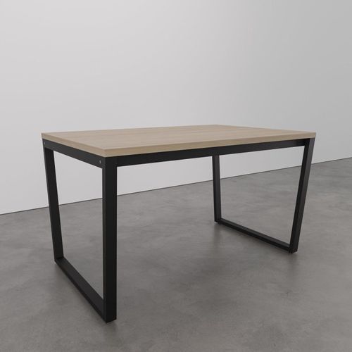 Mesa de Jantar 135x90cm Estilo Industrial Concept CabeCasa MadeiraOriginals Acácia/Preto