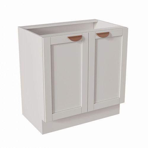 Balcão 2 Portas 80cm sem Tampo Arizona CabeCasa MadeiraOriginals Branco