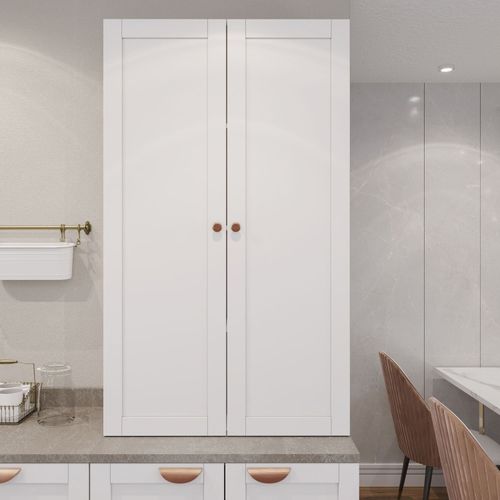 Armário Alto Aéreo 2 Portas 135cm Arizona CabeCasa MadeiraOriginals Branco