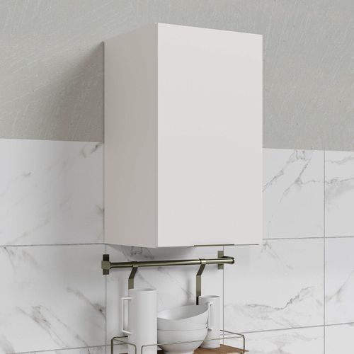 Armário Aéreo 1 Porta Ipanema CabeCasa MadeiraOriginals Branco
