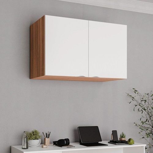 Ponte Modular 2 Portas Hera CabeCasa MadeiraOriginals Louro/Branco Geada