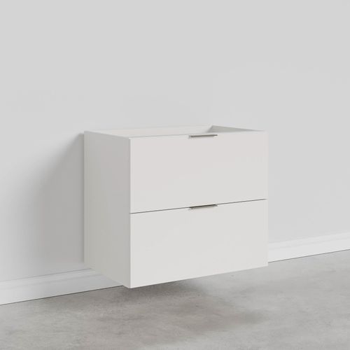 Balcão 2 Gavetões Sem Tampo Ipanema CabeCasa MadeiraOriginals Branco/Branco