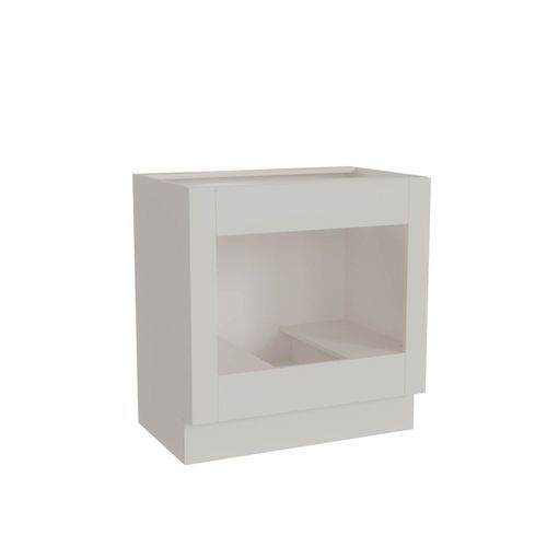 Balcão para Forno de Embutir 80cm sem Tampo Arizona CabeCasa MadeiraOriginals Branco