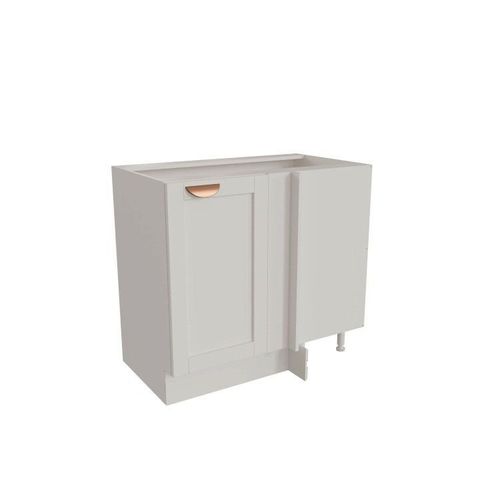 Balcão de Canto Reto sem Tampo 1 Porta Arizona Cabecasa Madeiraoriginals Branco