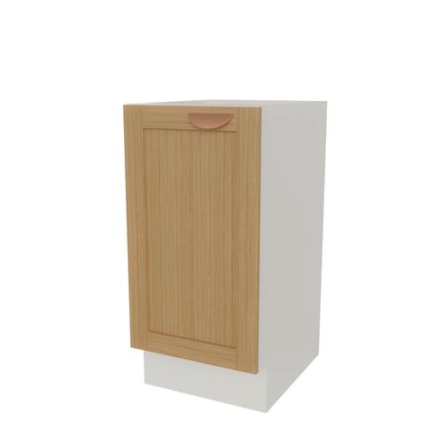 Balcão 1 Porta 40cm sem Tampo Arizona CabeCasa MadeiraOriginals Branco/Figueira