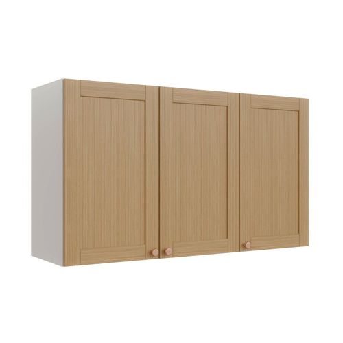 Aéreo 3 Portas 120cm Arizona CabeCasa MadeiraOriginals Branco/Figueira