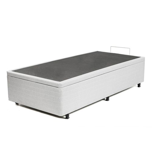 Base Box Baú Solteiro CabeCasa MadeiraOriginals Cinza