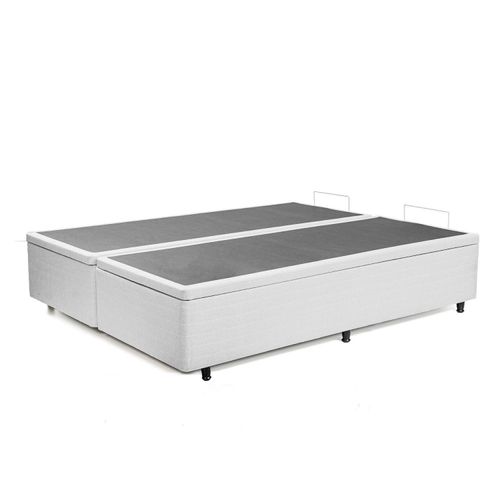 Base Box Baú Queen CabeCasa MadeiraOriginals Cinza